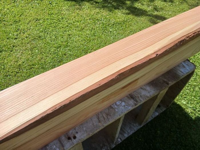 Wood beam.