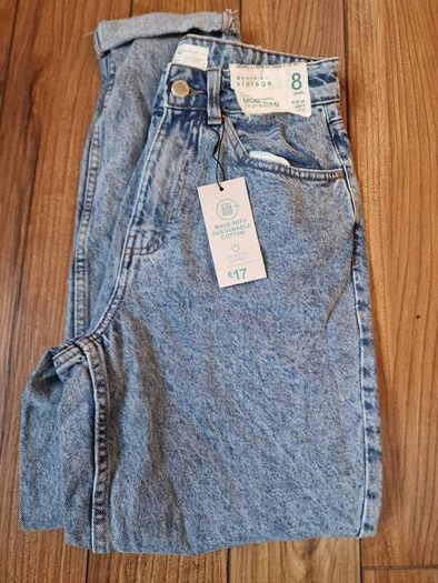 High Waist Mom Jeans Size 8