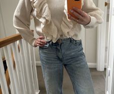 Other Stories chunky cream jumper - XS/Size 10