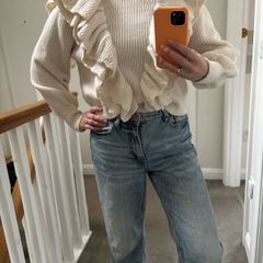 Other Stories chunky cream jumper - XS/Size 10