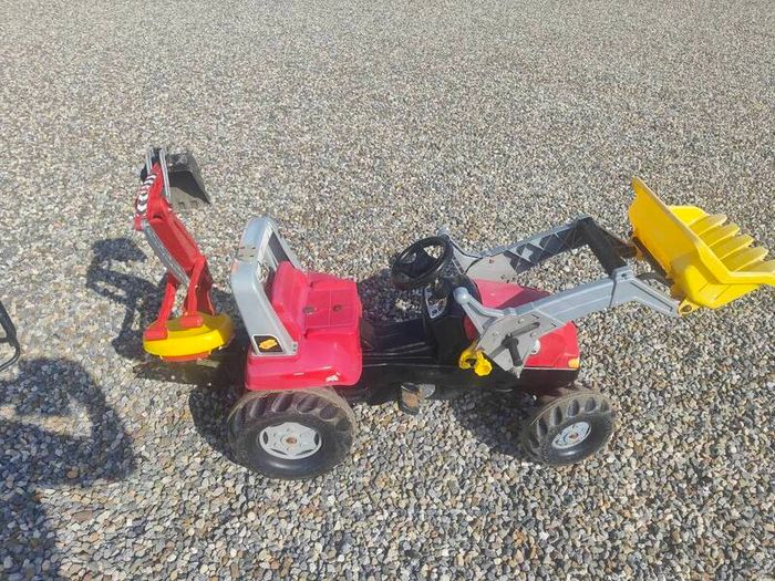 Massey Ferguson Kids tractor (rolly toys) with attachments