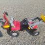 Massey Ferguson Kids tractor (rolly toys) with attachments Image 4