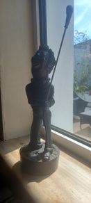 Golfer Caricature Bronze Sculpture by Irish Sculptor Stephen Dee
