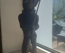 Golfer Caricature Bronze Sculpture by Irish Sculptor Stephen Dee