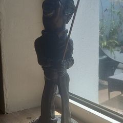 Golfer Caricature Bronze Sculpture by Irish Sculptor Stephen Dee