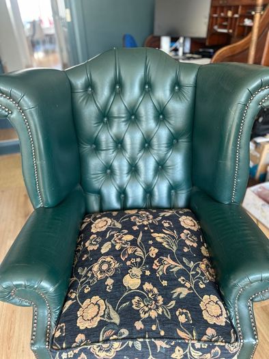 Chesterfield High Back Wing Chair