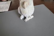 Owl stone carving
