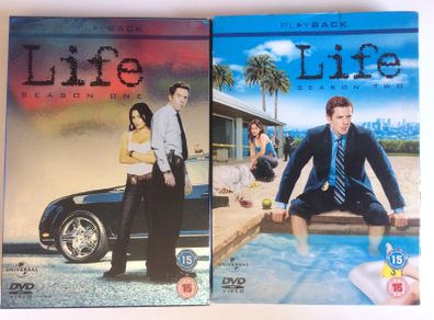Life [Complete Series 1+2 2007-2009] Damain Lewis & Sarah Shahi  [DVD TV Boxsets]
