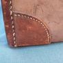 Vintage Hand built leather trunk Image 8