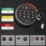 Safe Boxes for Home, Digital Electronic Security Keypad Large Safes, Cabinet Safe with Key Lock for Home Hotel Business Office Money Gun Jewelry Passport, 42L Image 4