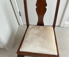Antique Dining room table and 6 chairs