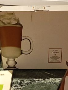 Irish coffee glasses set