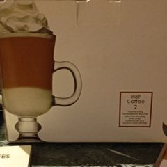 Irish coffee glasses set