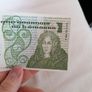 A/UNC 1989 Irish One Pound Banknote Image 3