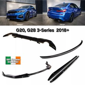 BMW 3 Series G20/G28 M Performance 2018+ Gloss Black Aero Kit Lip Package