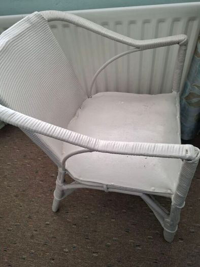 Vintage retro wicker chair