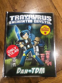 Dan TDM YouTuber book. Tranyaurus and the Enchanted Crystal