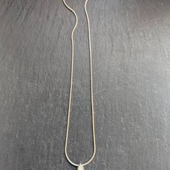 Solid silver pendant and chain