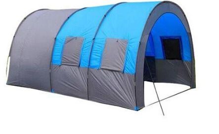 Big Tent  Room For Family Tent Outdoor Marquee Gazebo Camping Garden Party Sunshade Awning - Blue