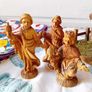 Wooden Nativity Crib Set Image 4