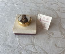 Pill box 24ct gold plated