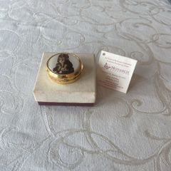 Pill box 24ct gold plated