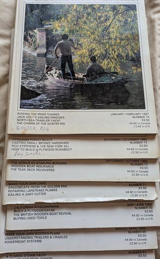 Wooden Boat + Water Craft Magazines