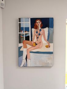 Original Oil Painting by Modern French Artist, Gallery Purchased