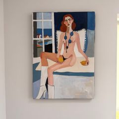 Original Oil Painting by Modern French Artist, Gallery Purchased