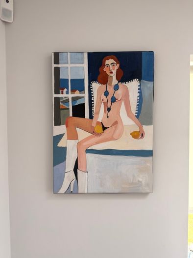 Original Oil Painting by Modern French Artist, Gallery Purchased