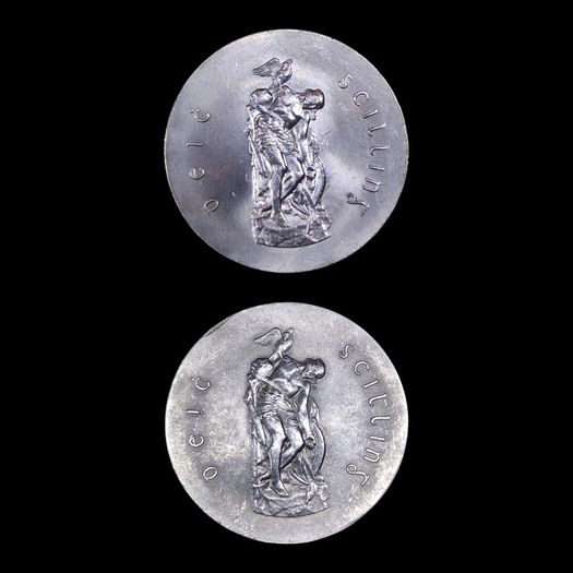 Eire 2 x 10 shillings 1966 Easter Rising Silver Coin