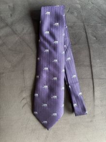 Vintage Silk Elephant Tie