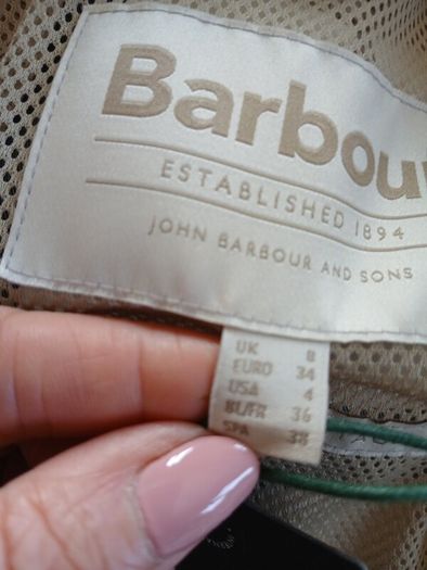 Barbour Suri checked waterproof jacket  brand new with tags