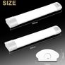 Lights 2 Pack, Waterproof Plug in Strip Lights with Switch, IP65 Plug in Ceiling Light for Garage, Shed, Under Counter, Wardrobe, 6500K Daylight, 2FT, 60cm, 18W Image 4