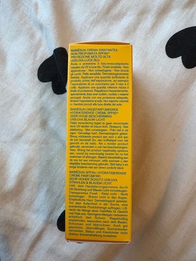 Uriage SOF 50+ moisturizing cream