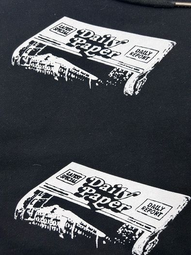 Daily Paper All Over Print Hoodie Mens Large