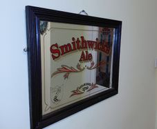 Original Irish 1970s Smithwick's Ale Mirror