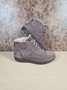 Womens Clarks Nelia Lush Gtx Gore Tex Suede Ankle Boots Waterproof Size Uk 4.5 Eu 37.5 (AT1)
