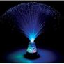 E&A Ice Fiber Optic Mood Novelty Lamps Lighting Glacier Lite with Color-Changing Crystals Base Image 2