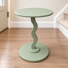 NEXT Wiggle Side Table - Sage Green - Modern Accent Table