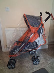 Dimples baby's buggie with rain cover