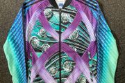 Adidas X Mary Katrantzou Futuristic Abstract Zip Up Track Top