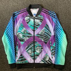 Adidas X Mary Katrantzou Futuristic Abstract Zip Up Track Top