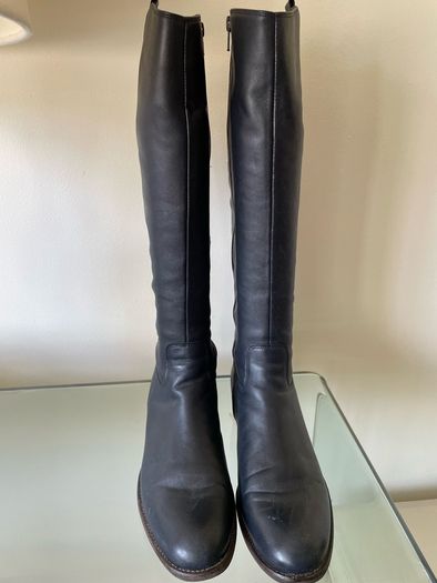 Gabor navy knee high boots