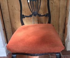 Elegant Antique Edwardian Mahogany Occasional Chair