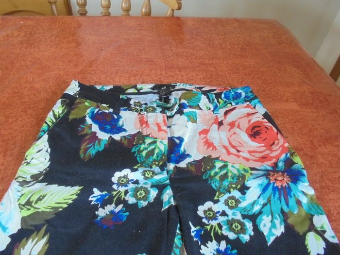 H&M Floral Straight Leg Trousers for Sale