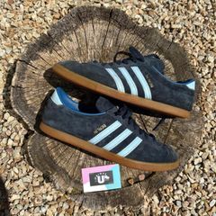 Rare Adidas Reverse Berlin Blue Navy Suede