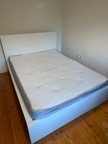 IKEA MALM Double Bed Frame and Mattress EUR 30