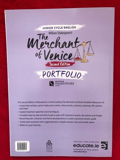 The Merchant of Venice Secondary School, Schoolbook
