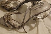 Silver strap sandles